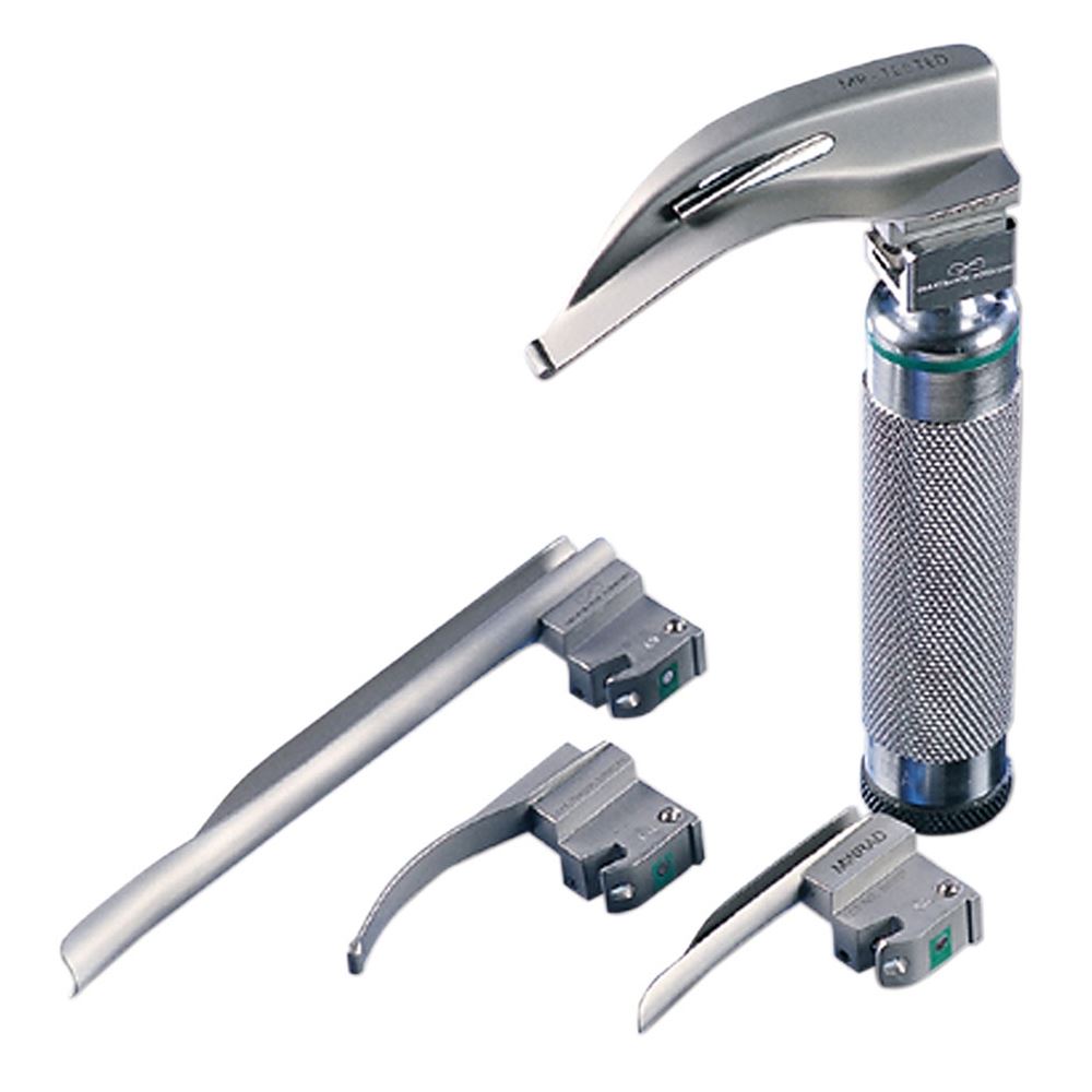 Laryngoscope | Handle | MR Compatible | Fiber Optic