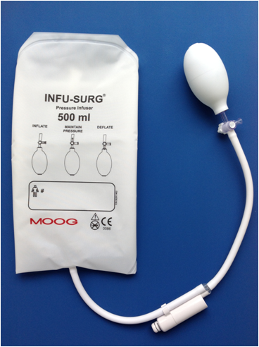 Pressure Infusion Bag IV Fluids Cuff with Gauge Emergency Pump Reliable  Reusable | eBay